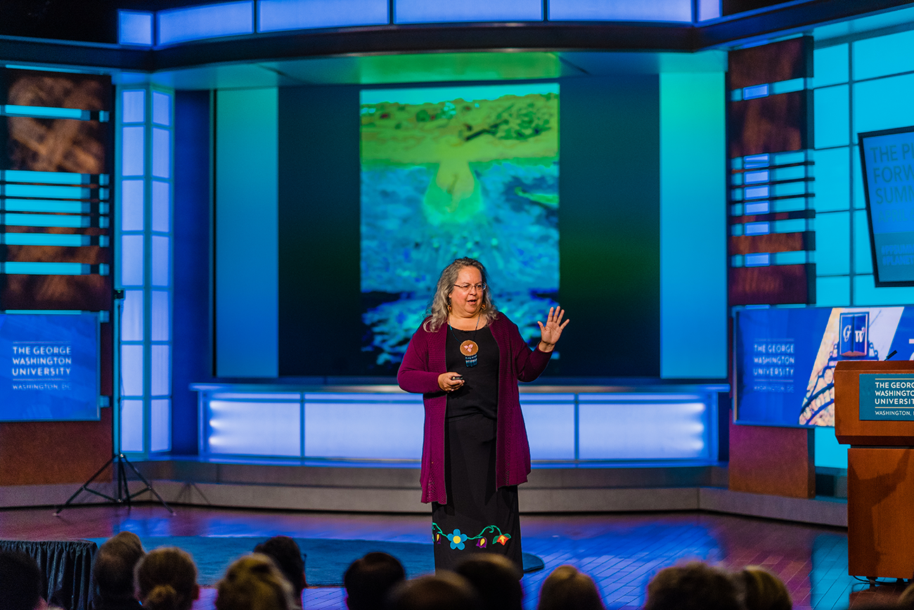 Robin Kimmerer, director of the Center for Native Peoples and the Environment, explains native storytelling traditions.